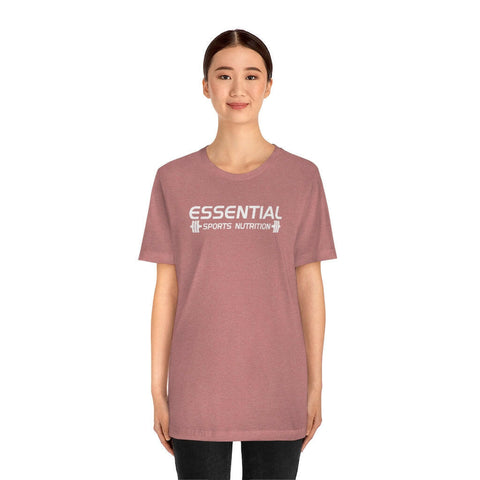 Essential White Logo Tee - Essential Sports Nutrition