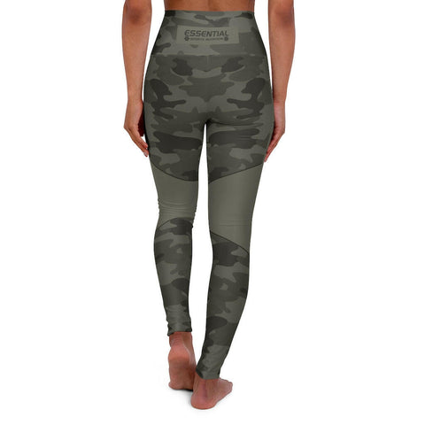 Essential Camo High Waisted Yoga Leggings - Essential Sports Nutrition