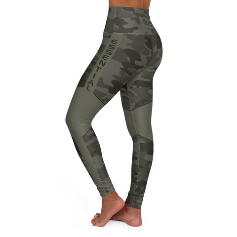 Essential Camo High Waisted Yoga Leggings - Essential Sports Nutrition