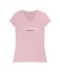 QWERTY - do hard things - Women's V-Neck Tee - Essential Sports Nutrition