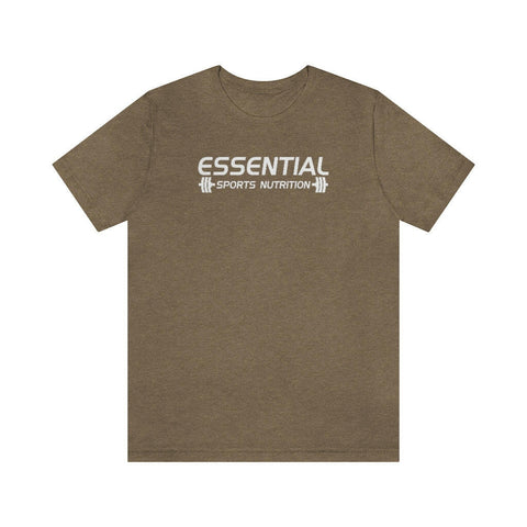 Essential White Logo Tee - Essential Sports Nutrition