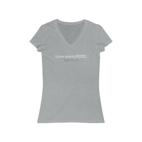 QWERTY - love everyBODY - Women's V-Neck Tee - Essential Sports Nutrition