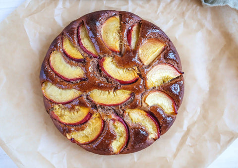 Almond & Peach Cake | Recipe Download - Essential Sports Nutrition