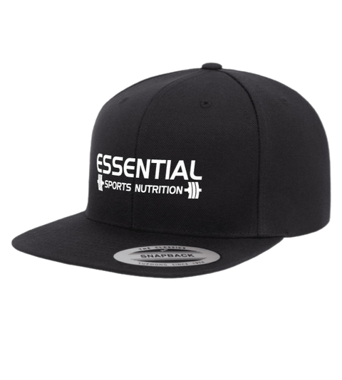 Essential Flat Bill Snapback Hat - Essential Sports Nutrition