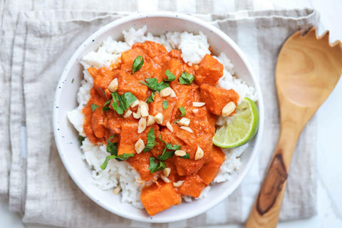 Red Sweet Potato Curry | Recipe Download - Essential Sports Nutrition