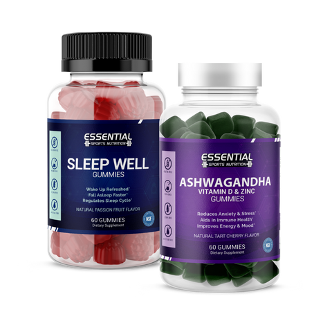 Sleep Well Gummies + Ashwagandha Gummies - Essential Sports Nutrition