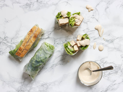 Tofu Caesar Summer Rolls | Recipe Download - Essential Sports Nutrition