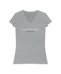 QWERTY - do hard things - Women's V-Neck Tee - Essential Sports Nutrition