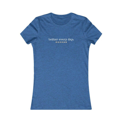 QWERTY - better every day - Women's Fitted Tee - Essential Sports Nutrition