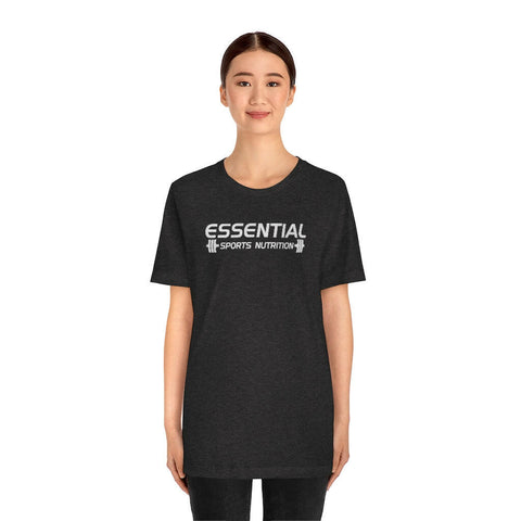 Essential White Logo Tee - Essential Sports Nutrition