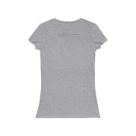 QWERTY - better every day - Women's V-Neck Tee - Essential Sports Nutrition