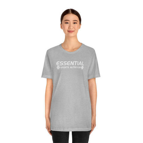 Essential White Logo Tee - Essential Sports Nutrition