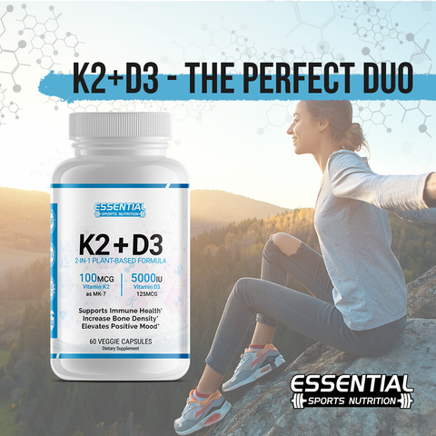 Vitamin K2+ D3 - Essential Sports Nutrition