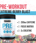 PRE | Extreme Berry Blast - Essential Sports Nutrition