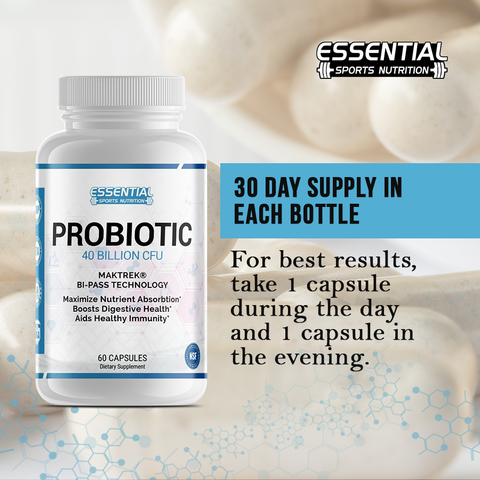 Probiotic - 40 Billion CFU - Essential Sports Nutrition