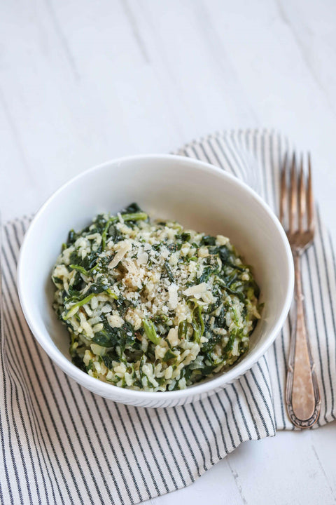 Spinach Risotto | Recipe Download - Essential Sports Nutrition