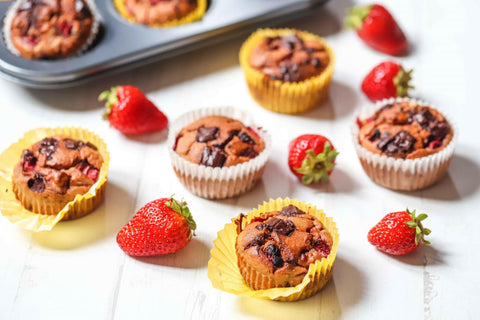 Strawberry Protein Muffins | Recipe Download - Essential Sports Nutrition