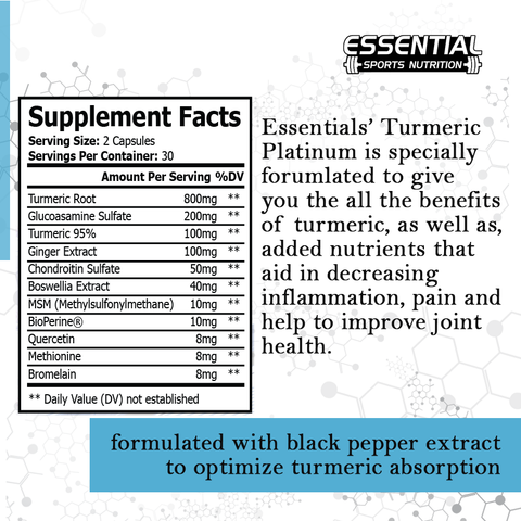 Turmeric Platinum - Essential Sports Nutrition